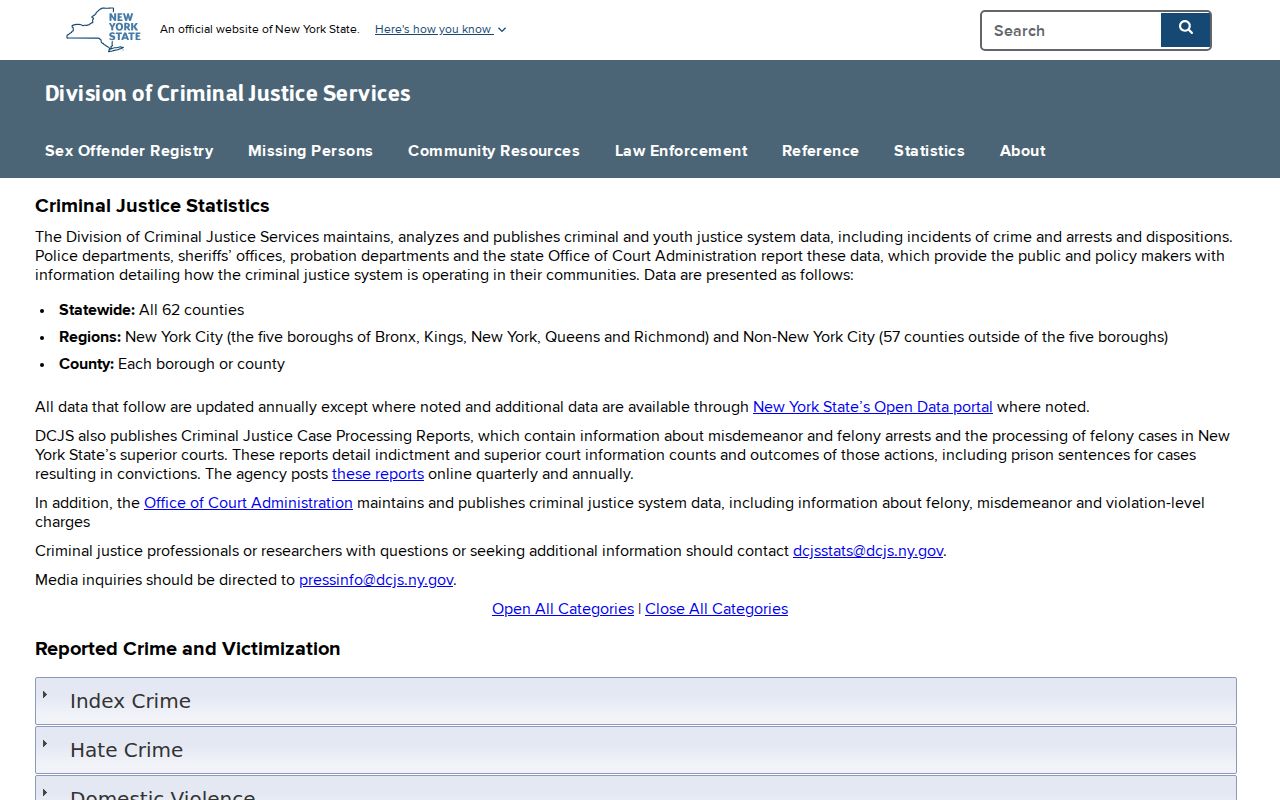 Franklin County sex offender registry and county justice data