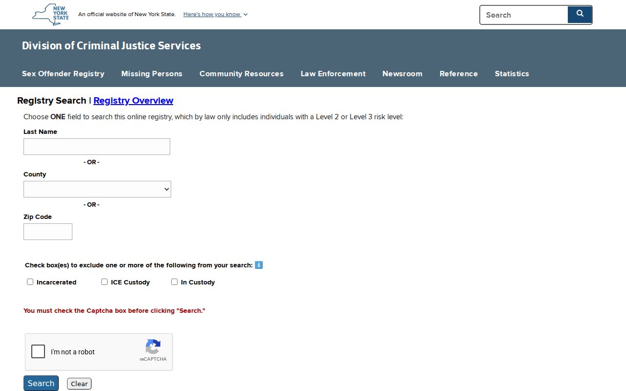 Franklin County sex offender lookup registry search