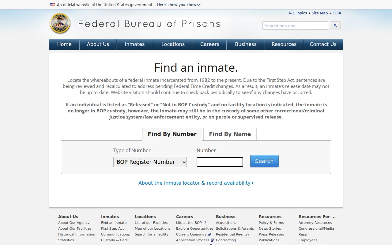 Franklin County Tupper Lake criminal records source for the federal inmate locator